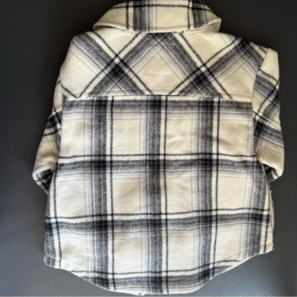 NWT Gap Plaid Button-Up Jacket (4 years)